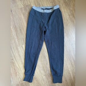 lululemon Navy Blue Jogger Sweatpants with Gray Waistband